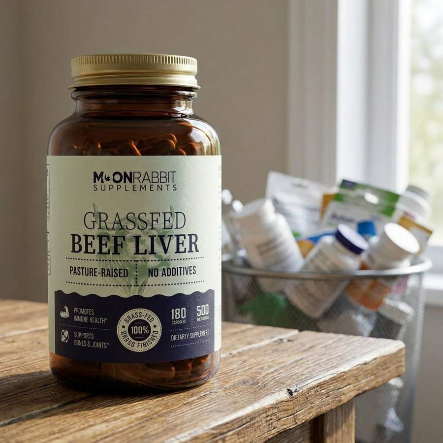 Replacing regular supplements with beef liver supplements