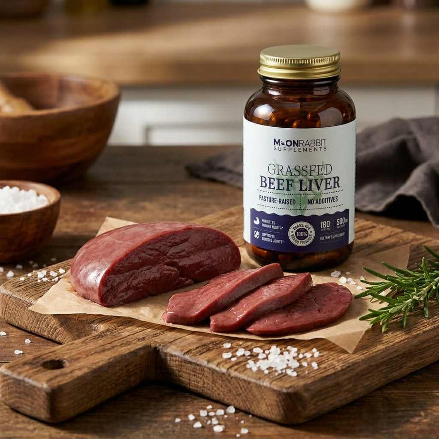 Moon Rabbit Beef Liver Supplements vs. real beef liver