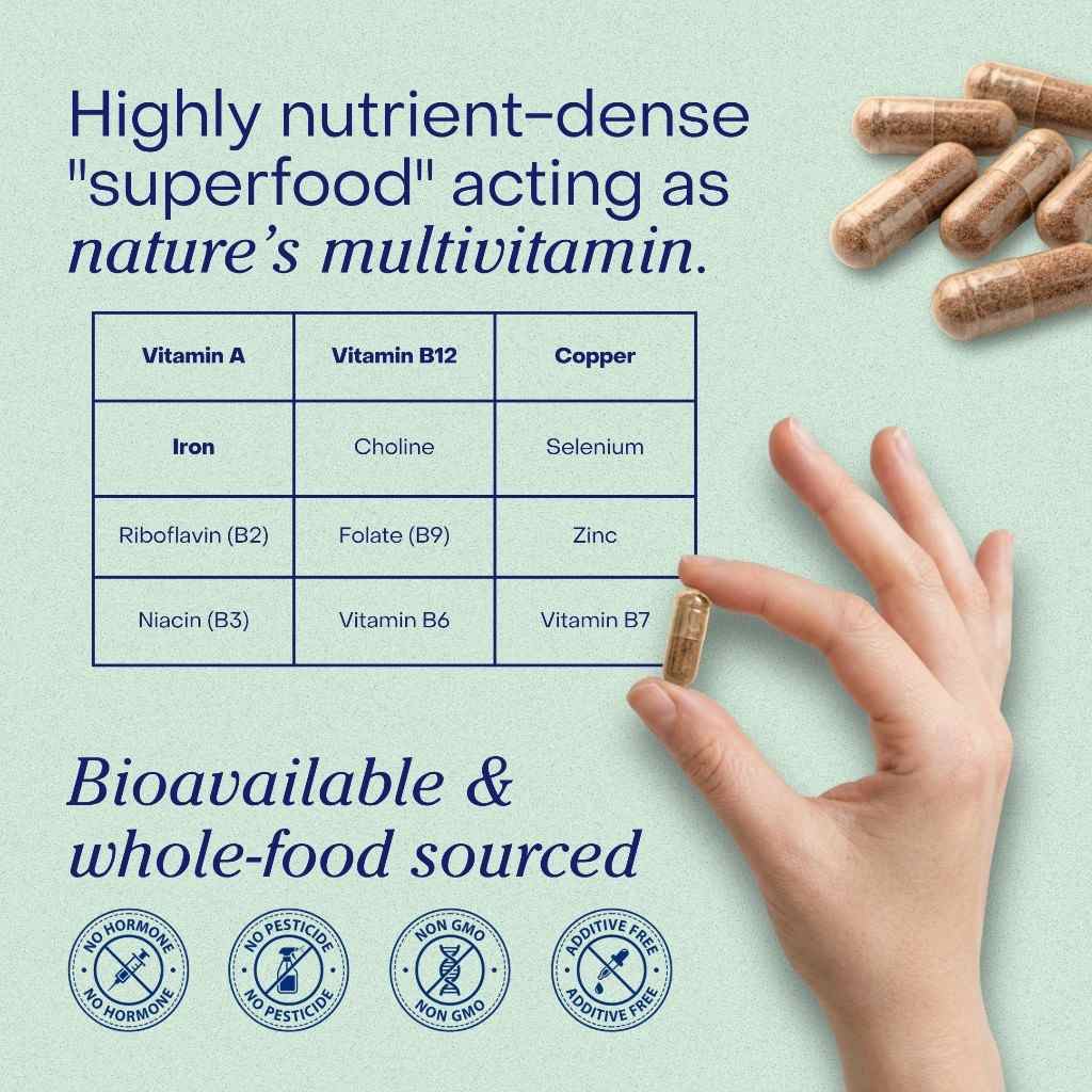 Grass-Fed Beef Liver Capsules