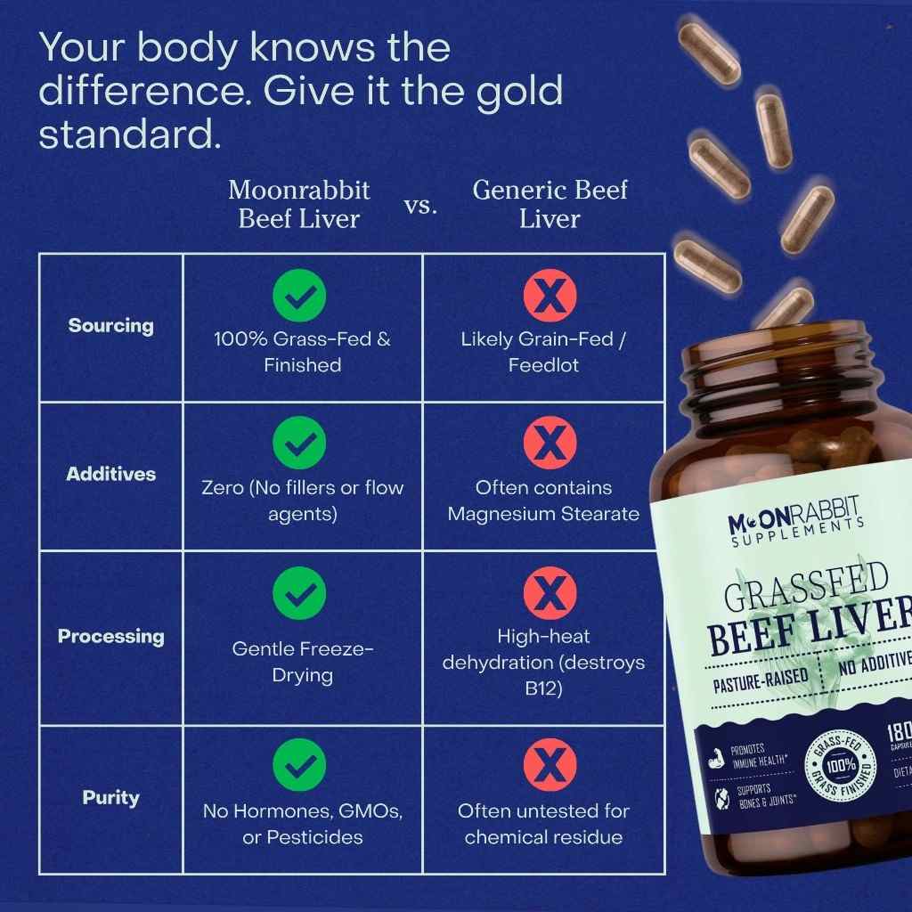 Grass-Fed Beef Liver Capsules