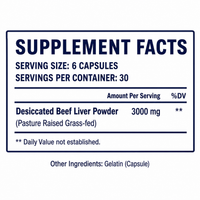 Grassfed Beef Liver Capsules